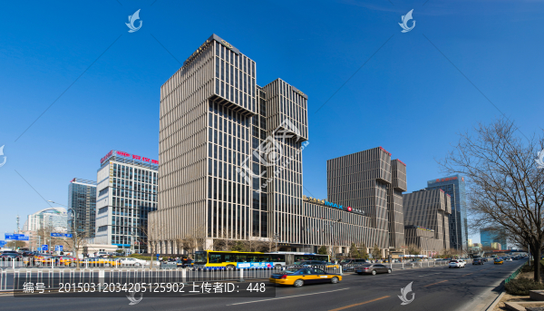 北京CBD萬(wàn)達(dá)廣場(chǎng)高清全景圖
