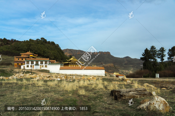 甘南郎木寺旅游風(fēng)光高原美景