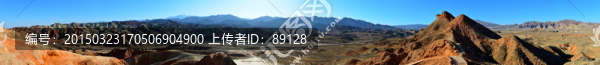 張掖丹霞全景圖