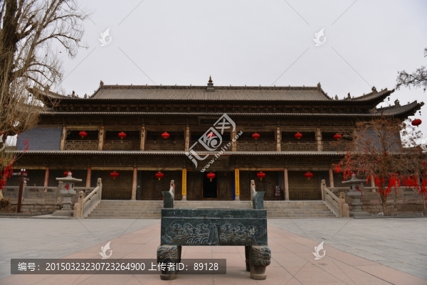 張掖大佛寺大佛殿