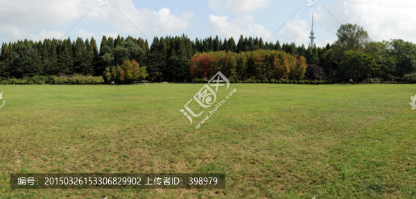 青島中山公園大草坪,寬幅高清