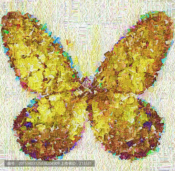 蝴蝶油畫