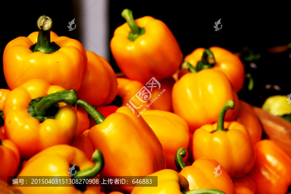 黃辣椒,青椒,蔬菜