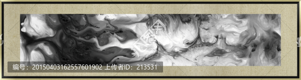 中式風(fēng)格,黑白裝飾畫(huà)