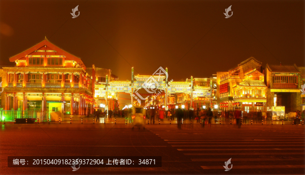 前門(mén)大街夜景