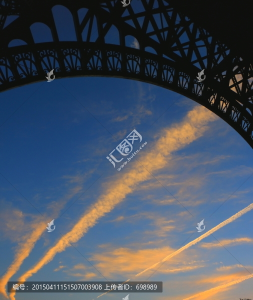 日落的天空
