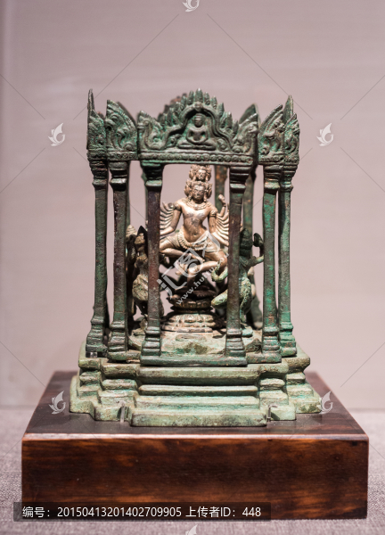 喜金剛與瑜珈女神龕,青銅神龕