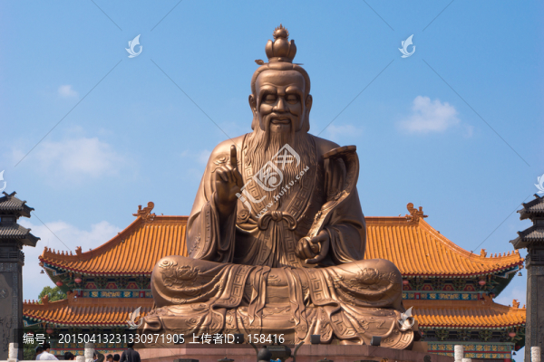 老子銅像