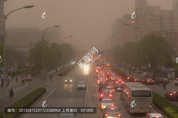 沙塵暴,北京