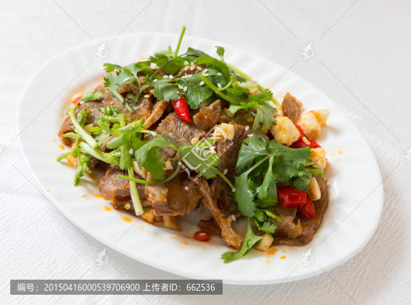 香菜拌牛肉