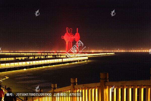 大慶,三永湖,中國結(jié),棧橋