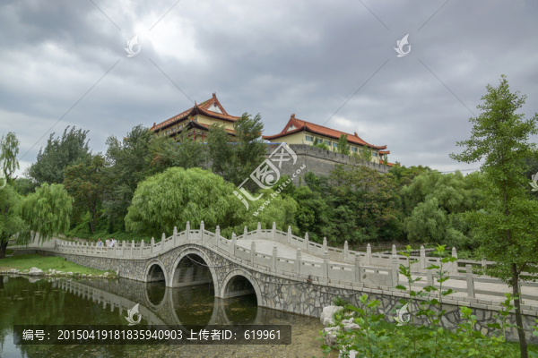 山東青州范公亭公園風(fēng)光