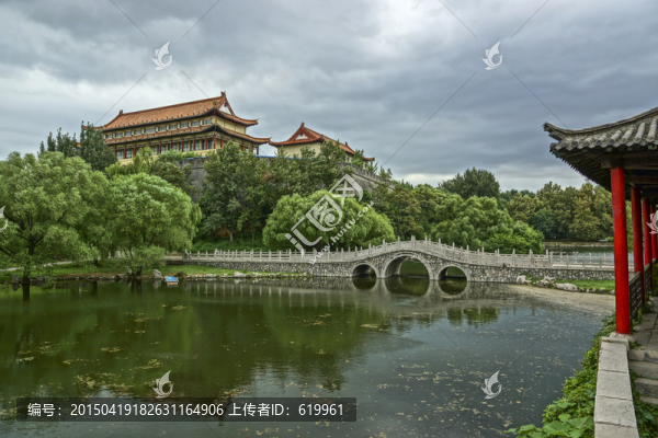 山東青州范公亭公園風(fēng)光