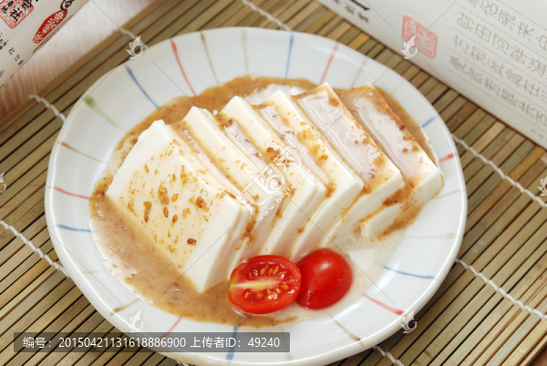 芝麻冷豆腐