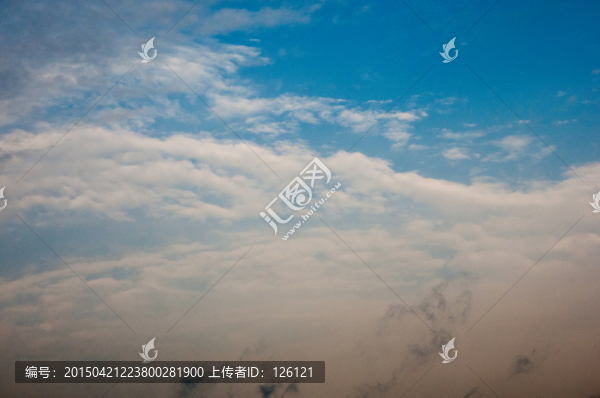 藍天白云