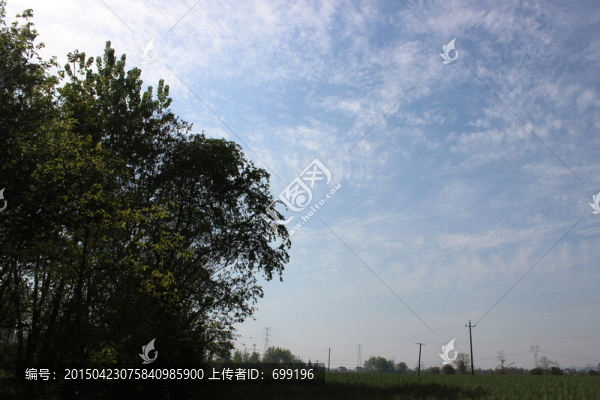 藍(lán)色的天空