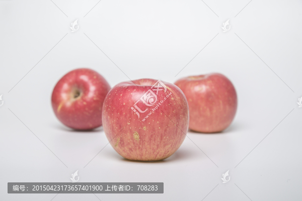 影棚拍攝的蘋果
