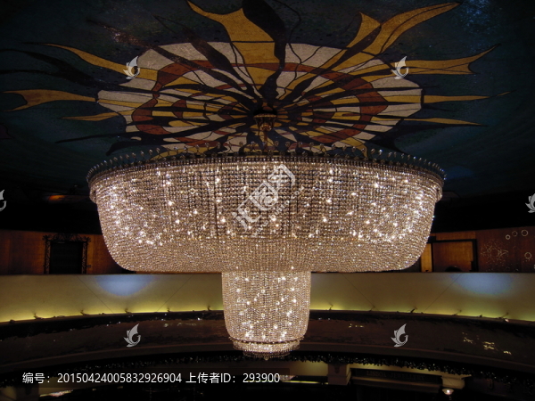 澳門葡京酒店大堂的水晶吊燈