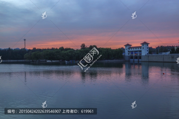 南陽湖晚霞