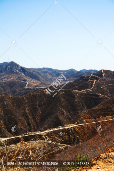 山脊殘長(zhǎng)城