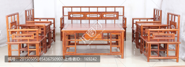 紅木家具簡約沙發(fā)非洲花梨