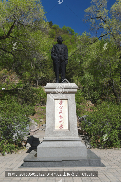 詹天佑銅像,塑像