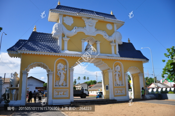 馬特勒寺廟門牌
