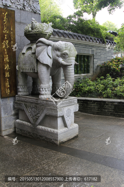 大象,石雕