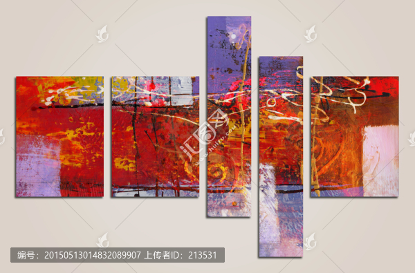 25非40203組合畫5聯(lián)