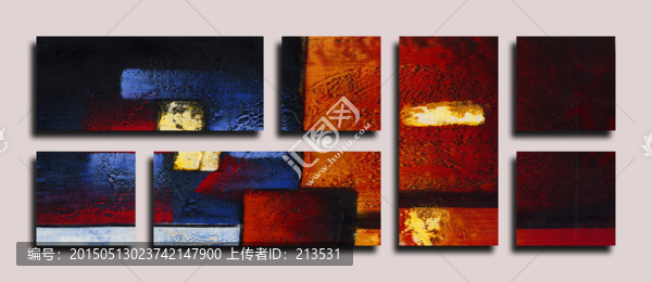 藝術(shù)背景墻油畫
