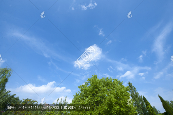 藍天白云