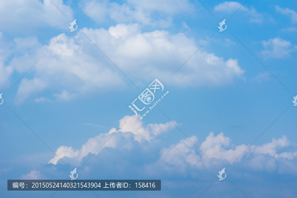 藍天白云