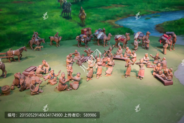 胡人少數(shù)民族模型