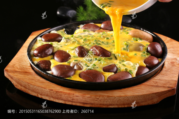 鐵板石烹土雞蛋