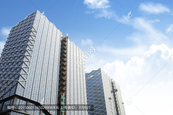 建筑攝影,藍(lán)天白云
