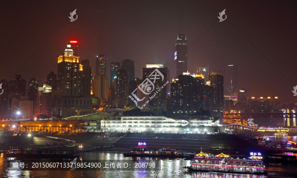 重慶朝天門碼頭夜景