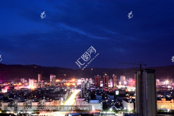 定西夜景
