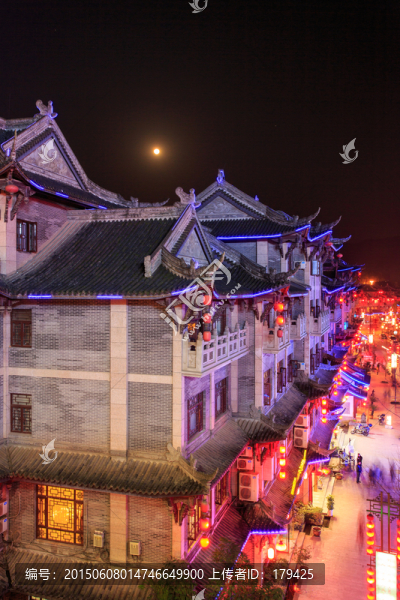 瀘州敘永魚鳧古街夜景