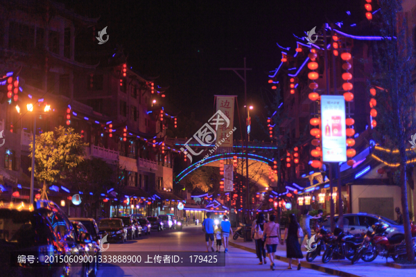 四川瀘州敘永魚(yú)鳧古街夜景