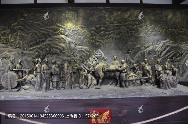 農(nóng)耕浮雕