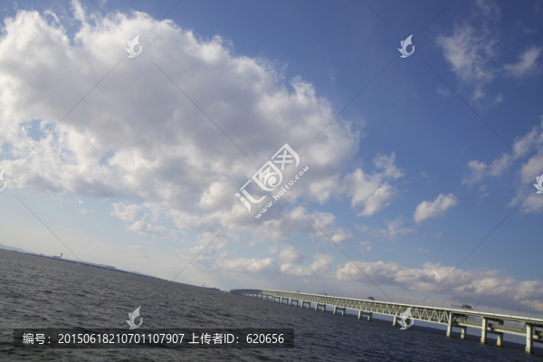 海上藍天白云
