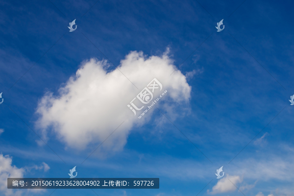 藍天白云