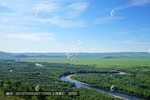 根河濕地河流