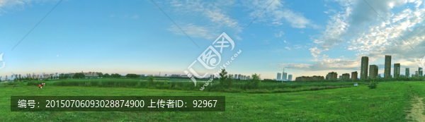 沈陽人杰湖全景圖