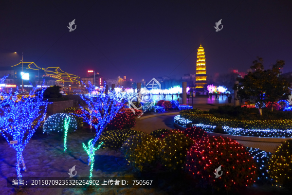 廣場(chǎng)夜景
