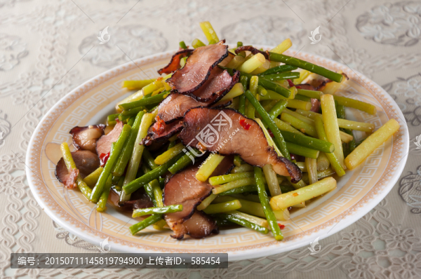 蒜苔炒臘肉