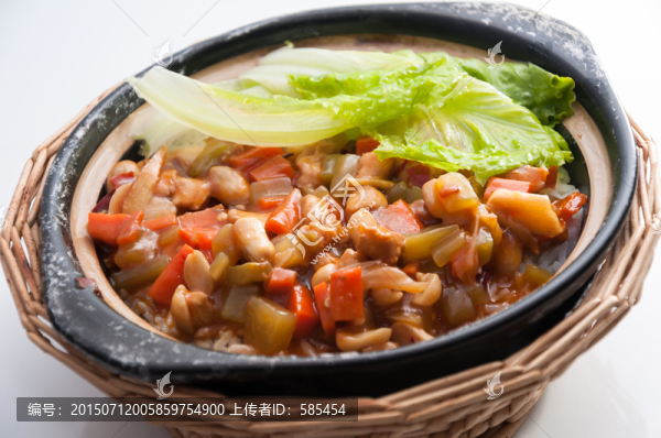 宮保雞丁煲仔飯