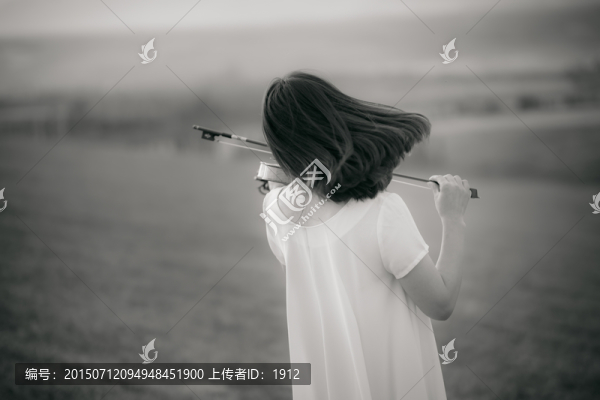 背影,小提琴