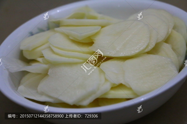 一碗土豆片