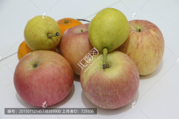 進口蘋果香梨水果圖片